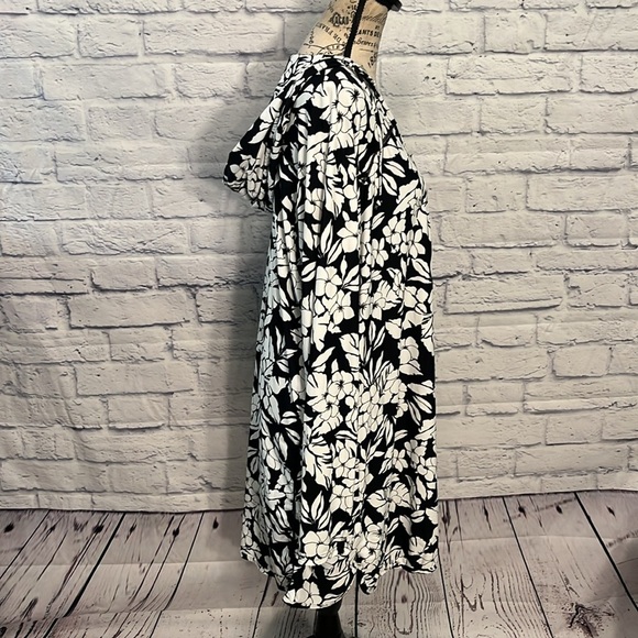 Coolibar Seacoast Swim Cover-Up Dress Hooded Floral UPF 50+ Size Large - Picture 5 of 11